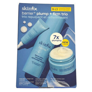 New In box Skinfix Barrier+ Plump + Firm Trio Skincare Set